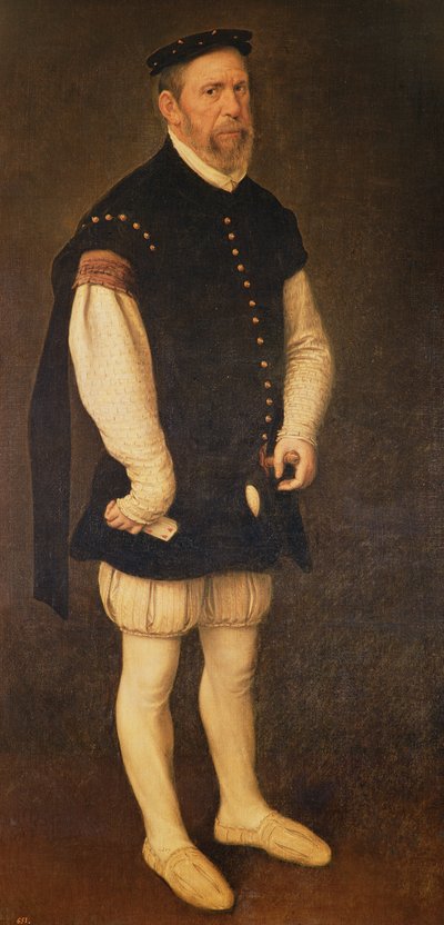 Perejon, Narr des Grafen von Benavente und Herzog von Alba, ca. 1559-61 von Giacomo Antonio Moro